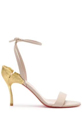 CHRISTIAN LOUBOUTIN Ginko Girl 85 leather sandals  -                         -                     -                