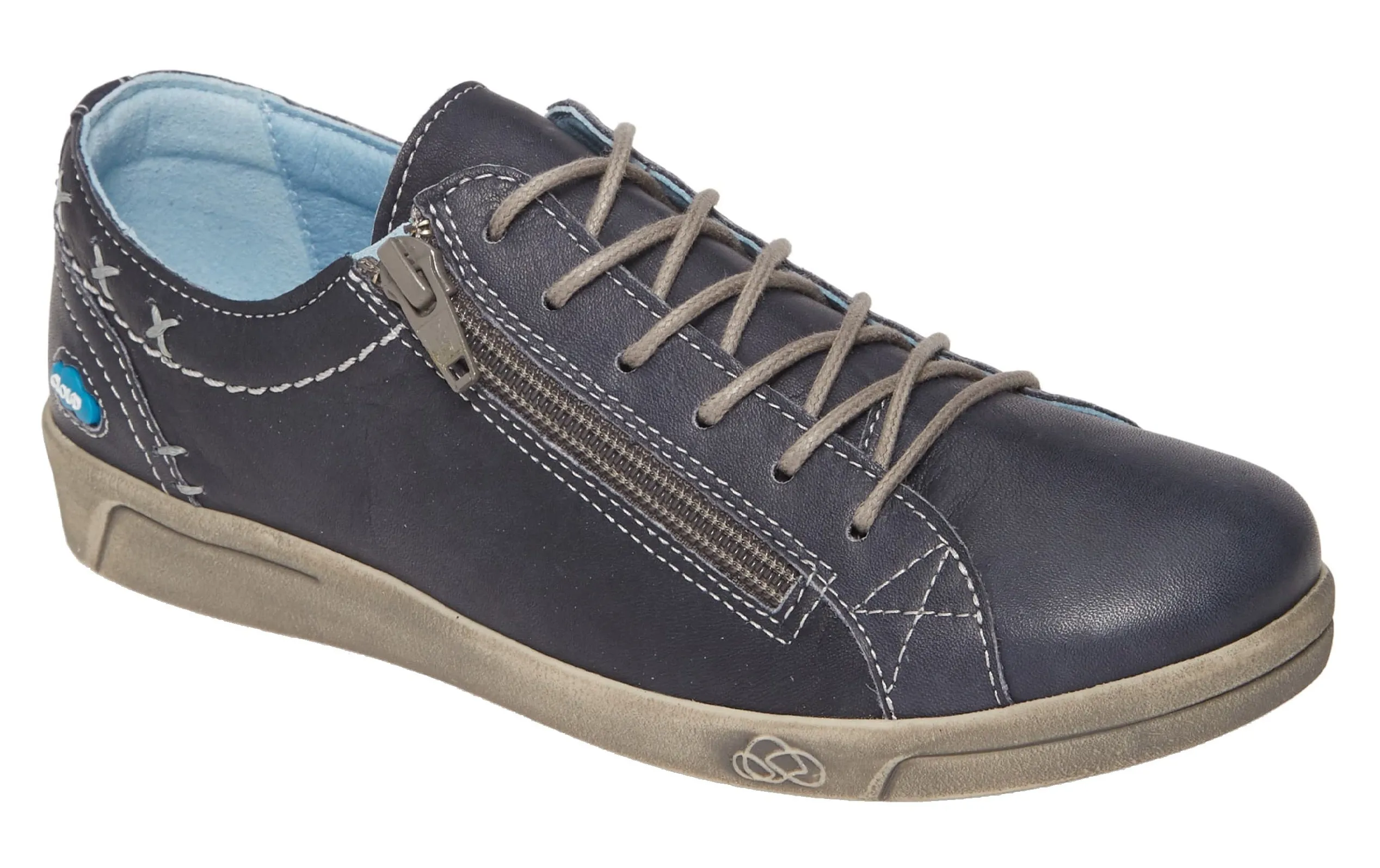 Cloud Aika Sneaker Blue Brushed Sole