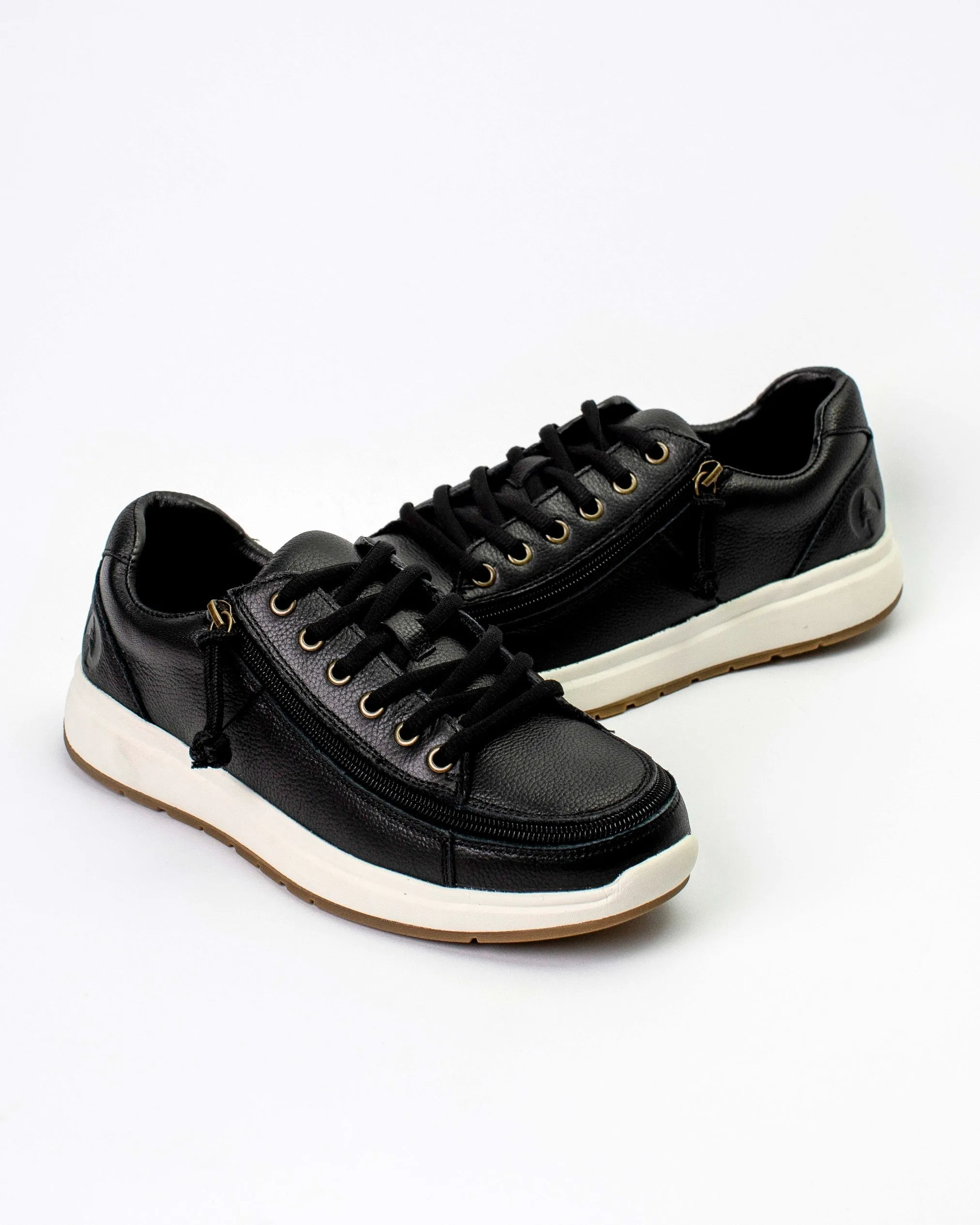 Comfort Sneaker (Men) - Black Faux Leather