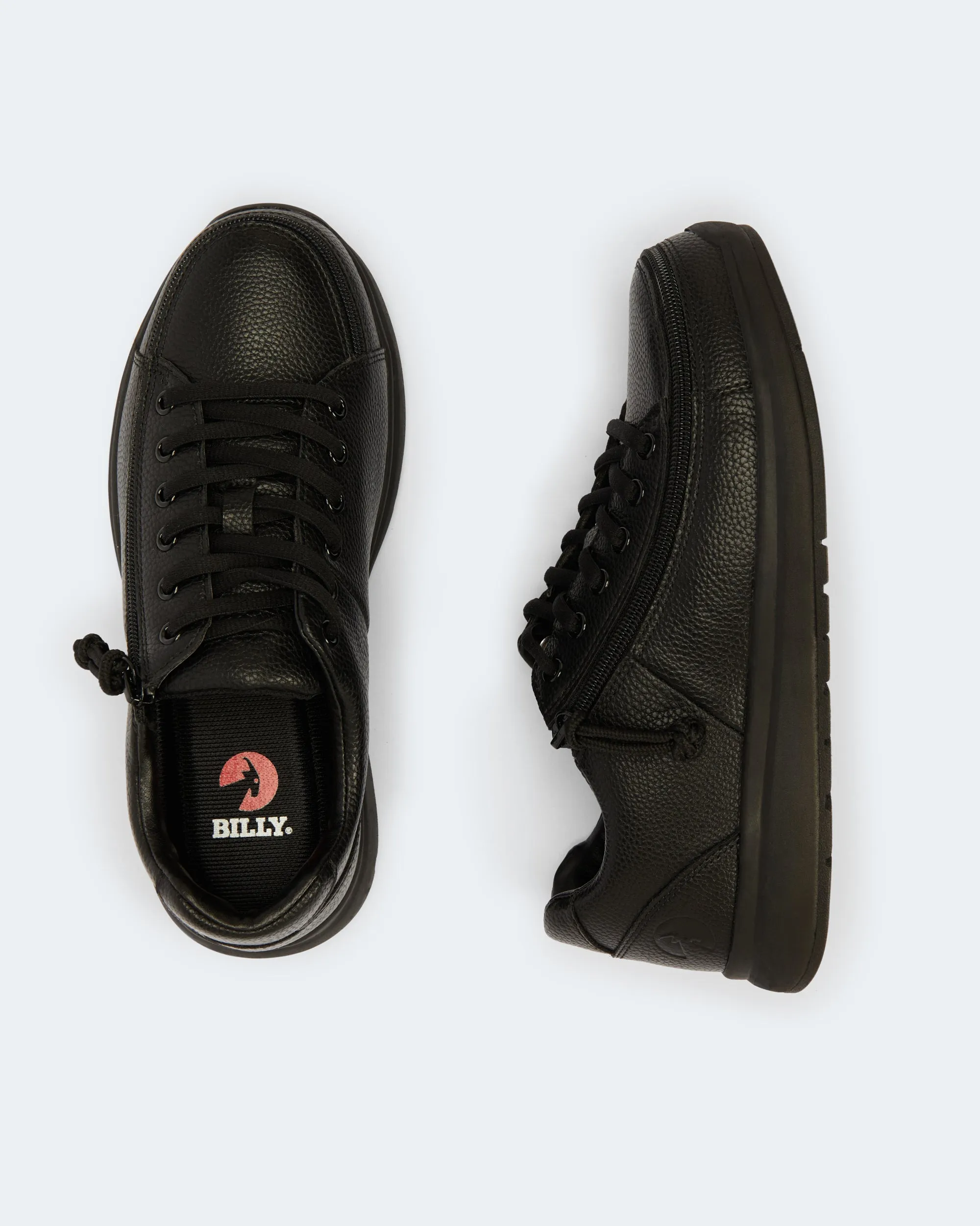 Comfort Sneaker (Men) - Black to the Floor Faux Leather