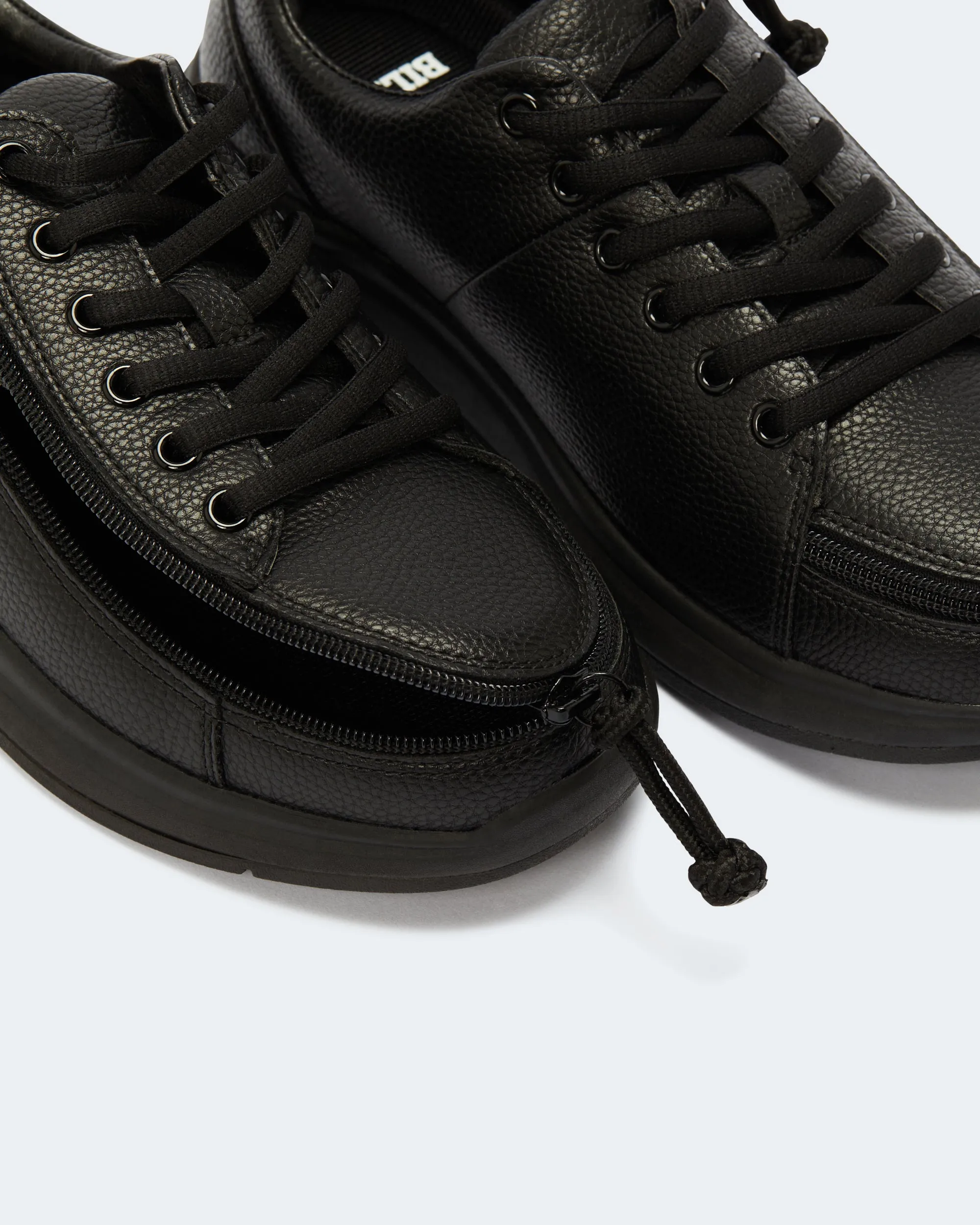 Comfort Sneaker (Men) - Black to the Floor Faux Leather