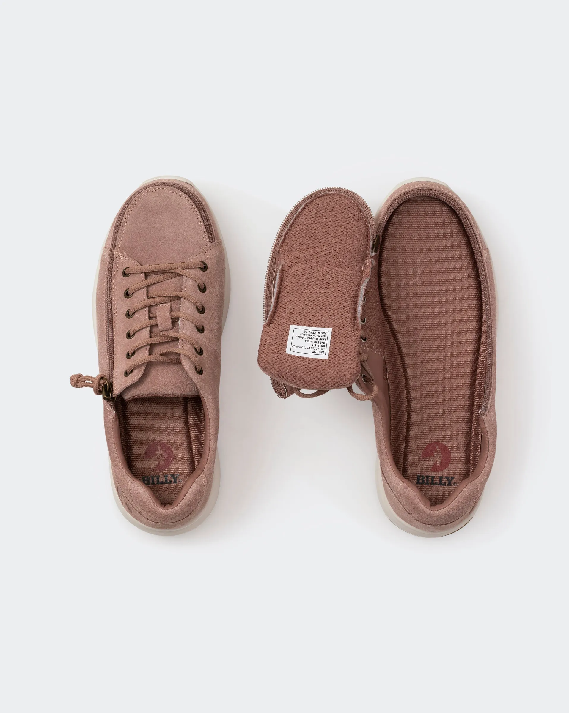 Comfort Sneaker (Women) - Blush Suede