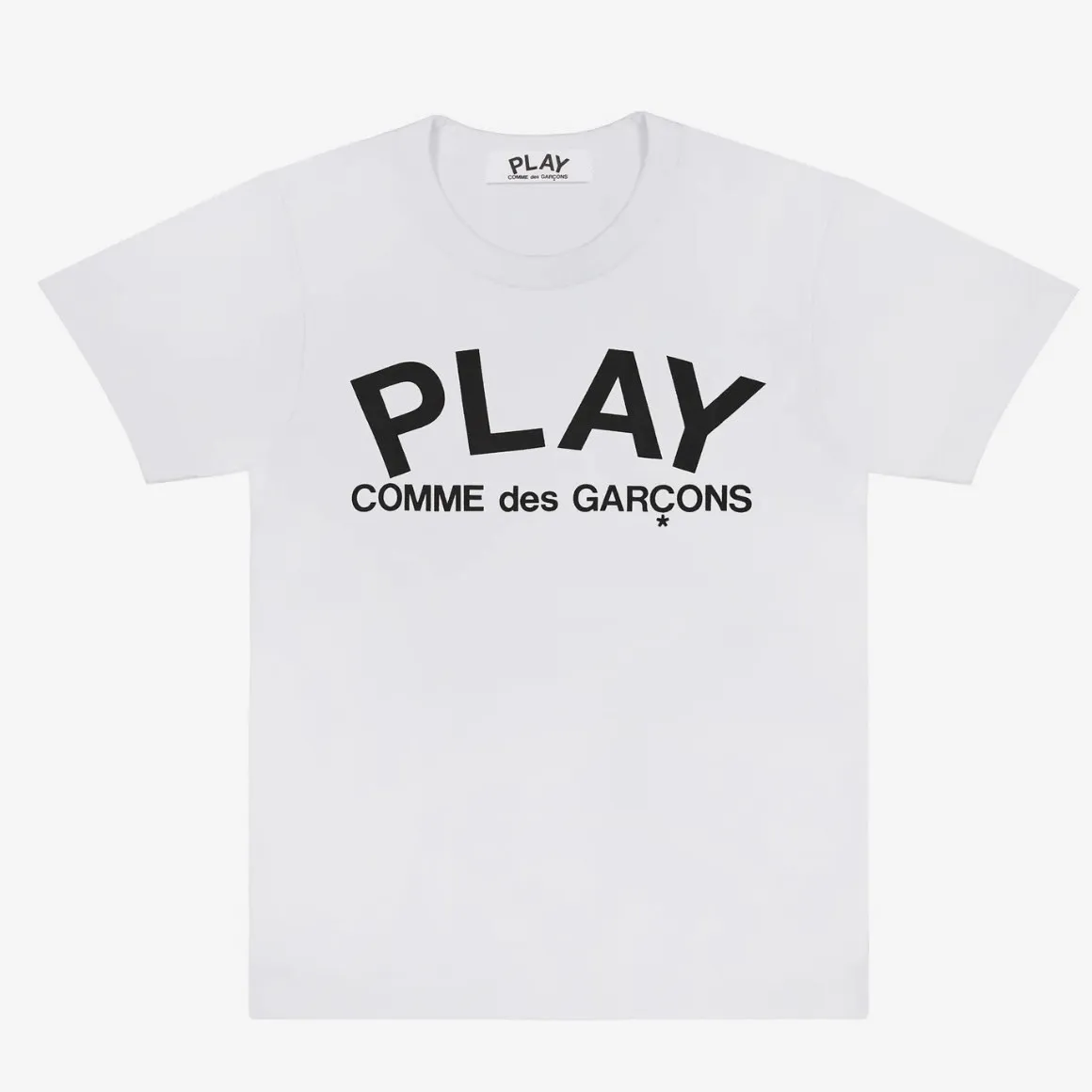 COMME des GARCONS  |Crew Neck Heart Unisex Street Style Cotton Short Sleeves