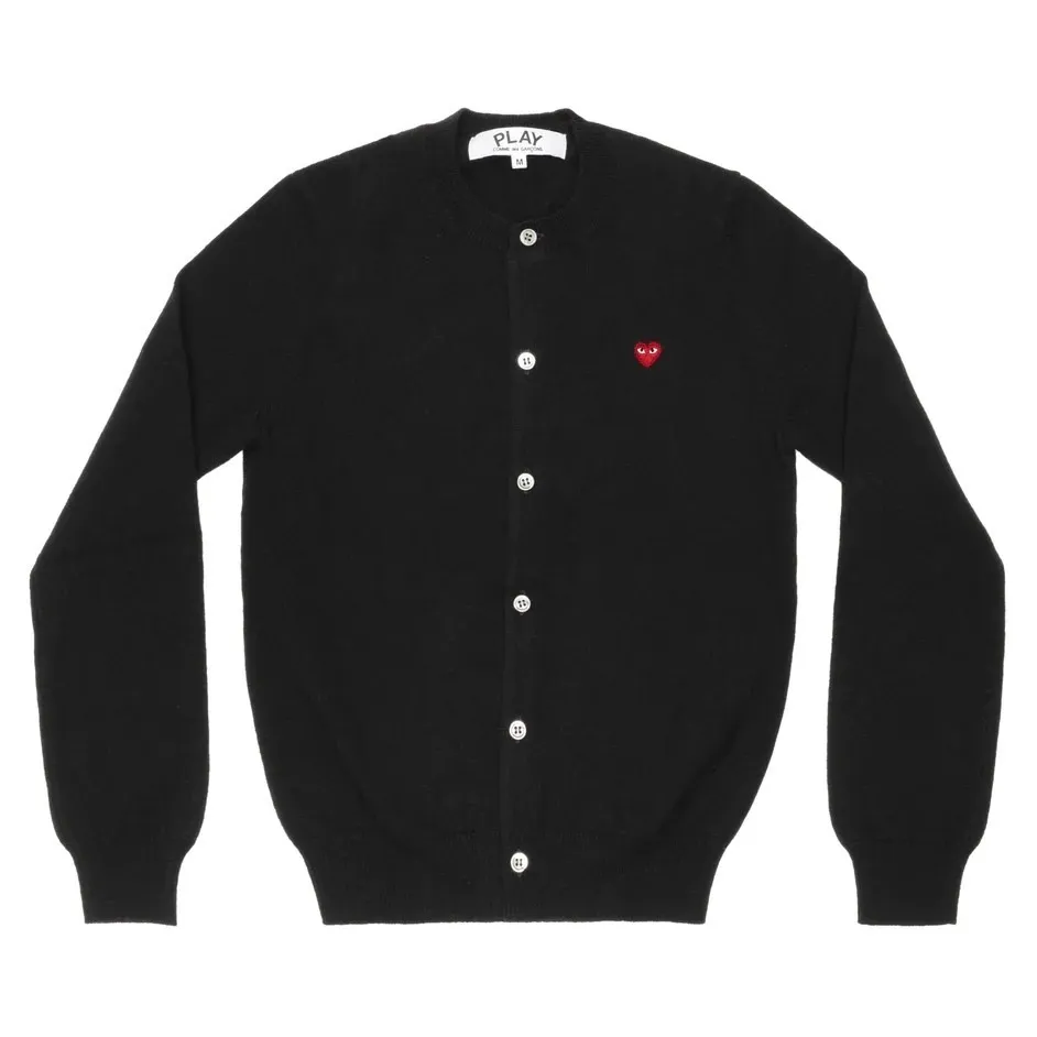 COMME des GARCONS  |Unisex Wool Street Style Long Sleeves Logo Cardigans