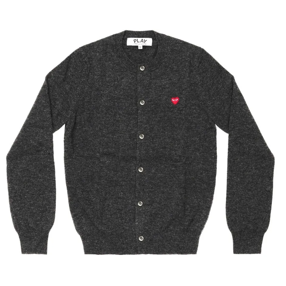 COMME des GARCONS  |Unisex Wool Street Style Long Sleeves Logo Cardigans