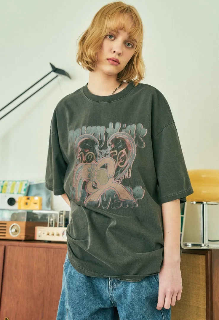 COMPAGNO  |Unisex Street Style Logo T-Shirts