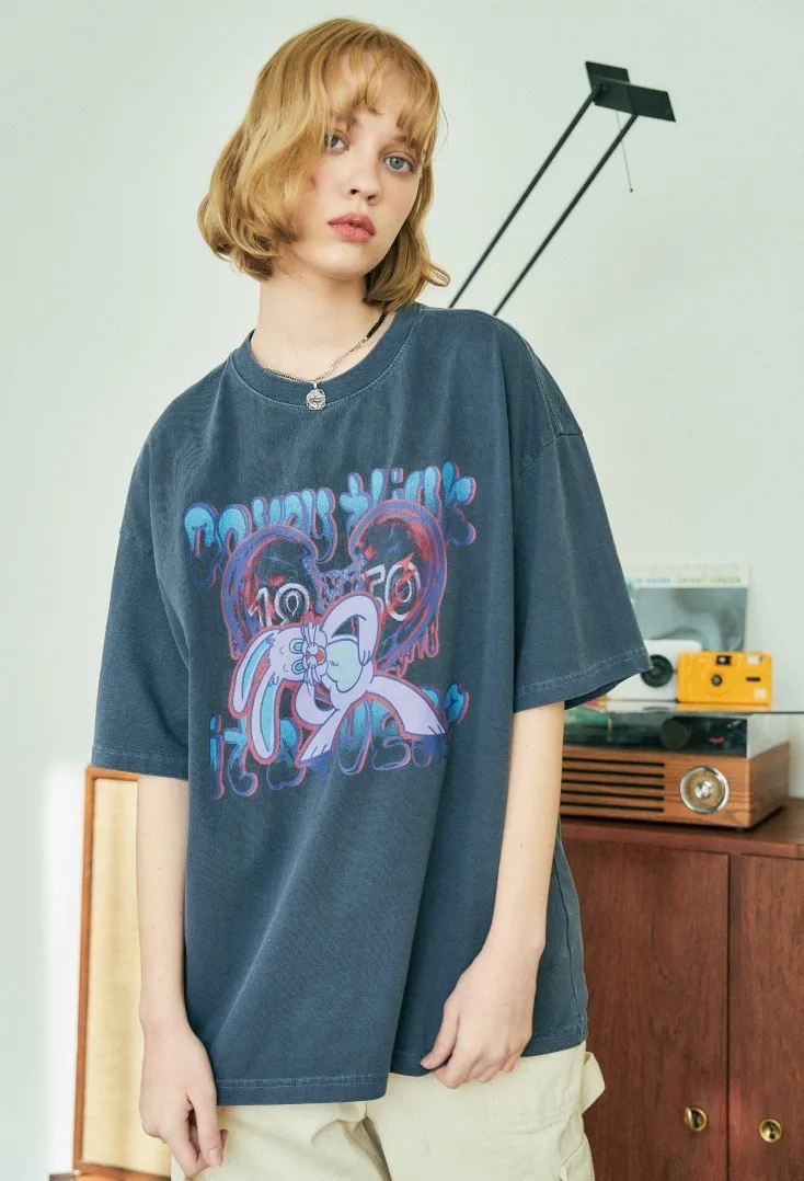 COMPAGNO  |Unisex Street Style Logo T-Shirts