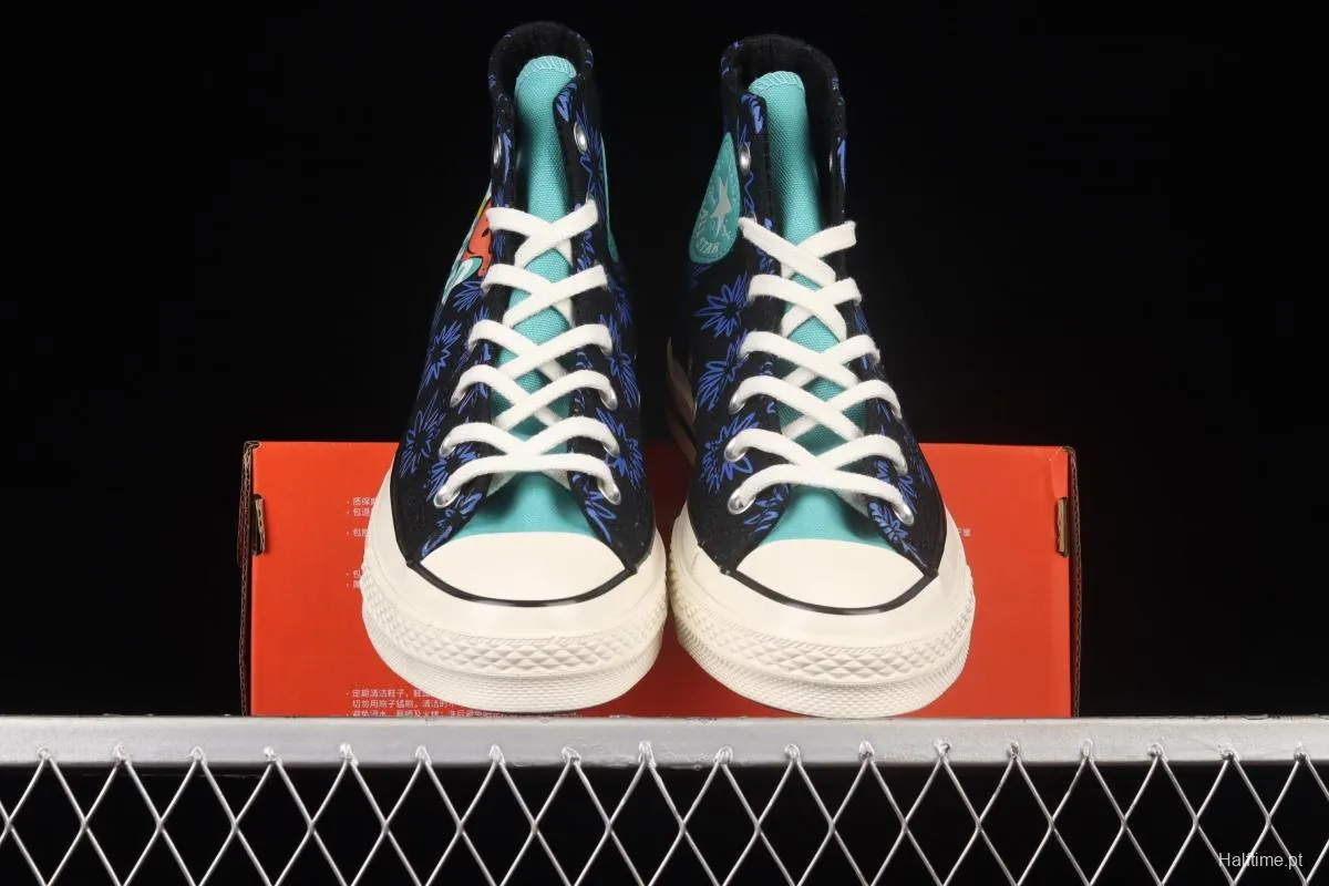 Converse ChuNIKE Taylor spring 2022 new earth graffiti impact color high-top casual board shoes 172824C