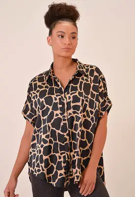 Cortado Blouse-Mocha