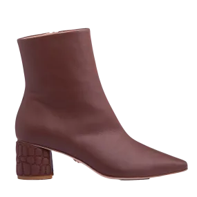 Croc Heel Boot 55 Saddle Brown