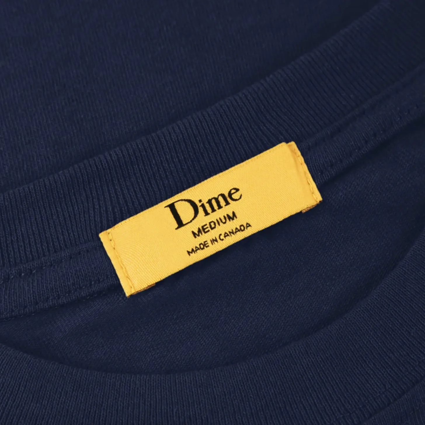 Dime  |Crew Neck Unisex Street Style Plain Cotton Short Sleeves