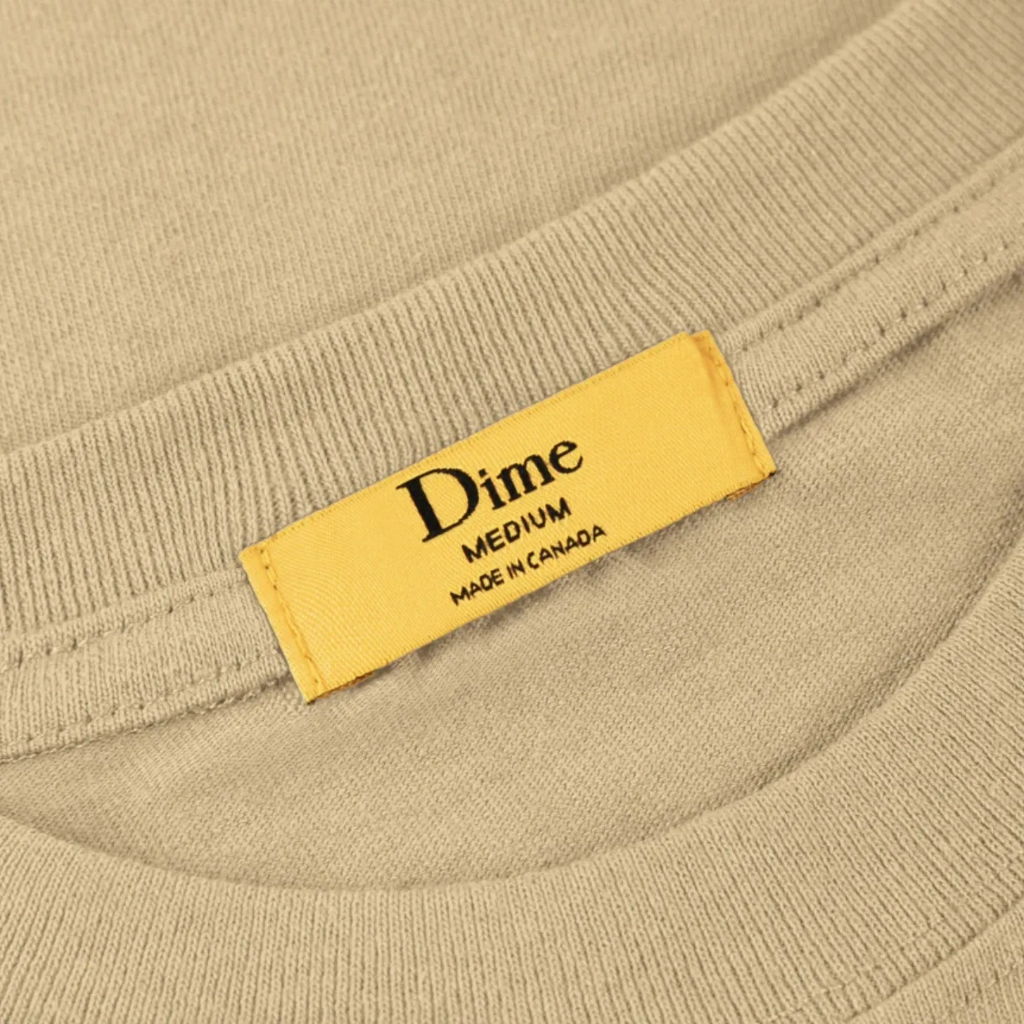 Dime  |Crew Neck Unisex Street Style Plain Cotton Short Sleeves