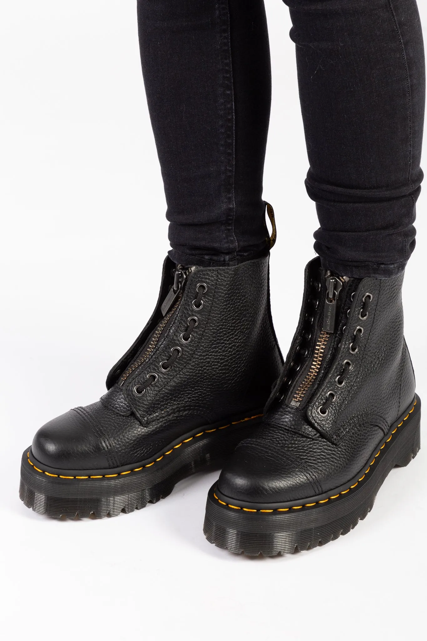 Dr. Martens Stivali Sinclair Cerniera Nero Donna