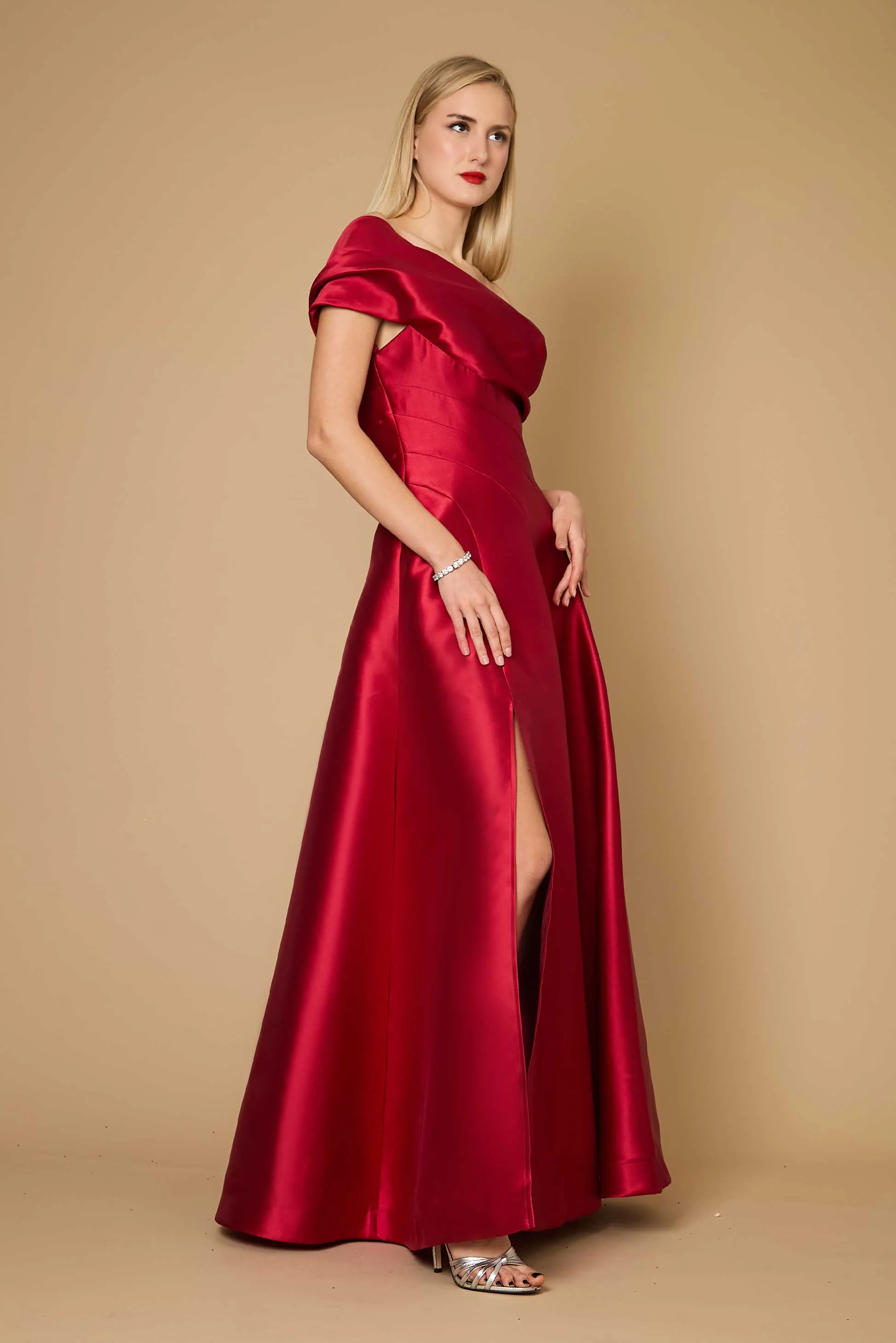 Dylan & Davids One Shoulder Long Formal Ball Gown Evening Dress