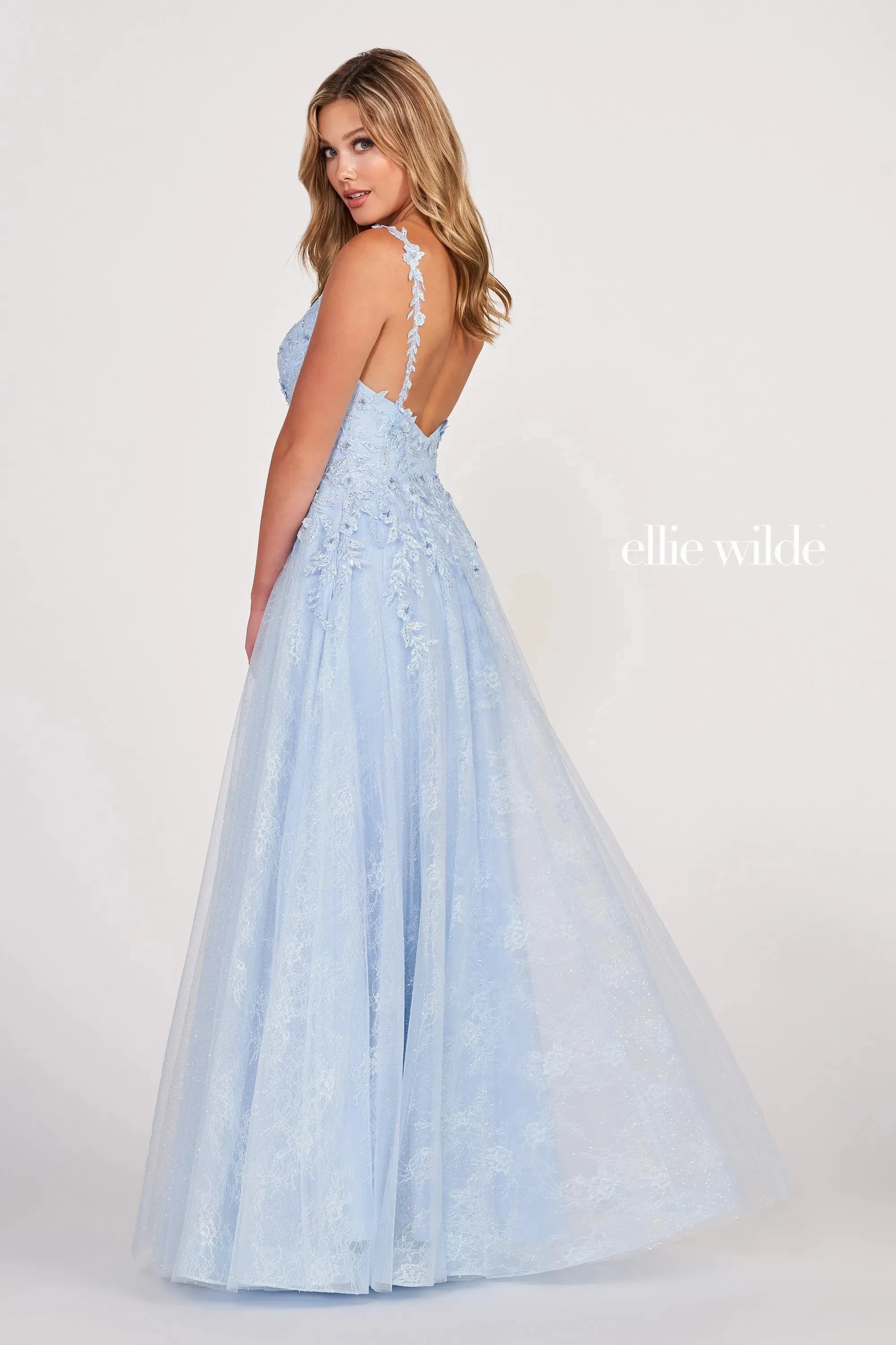 Ellie Wilde EW34086 Prom Long Formal Pocket Evening Gown