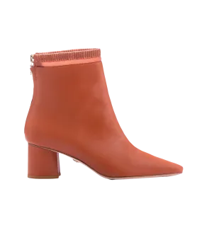 Embroidered Sock Boot 55 Sienna Leather