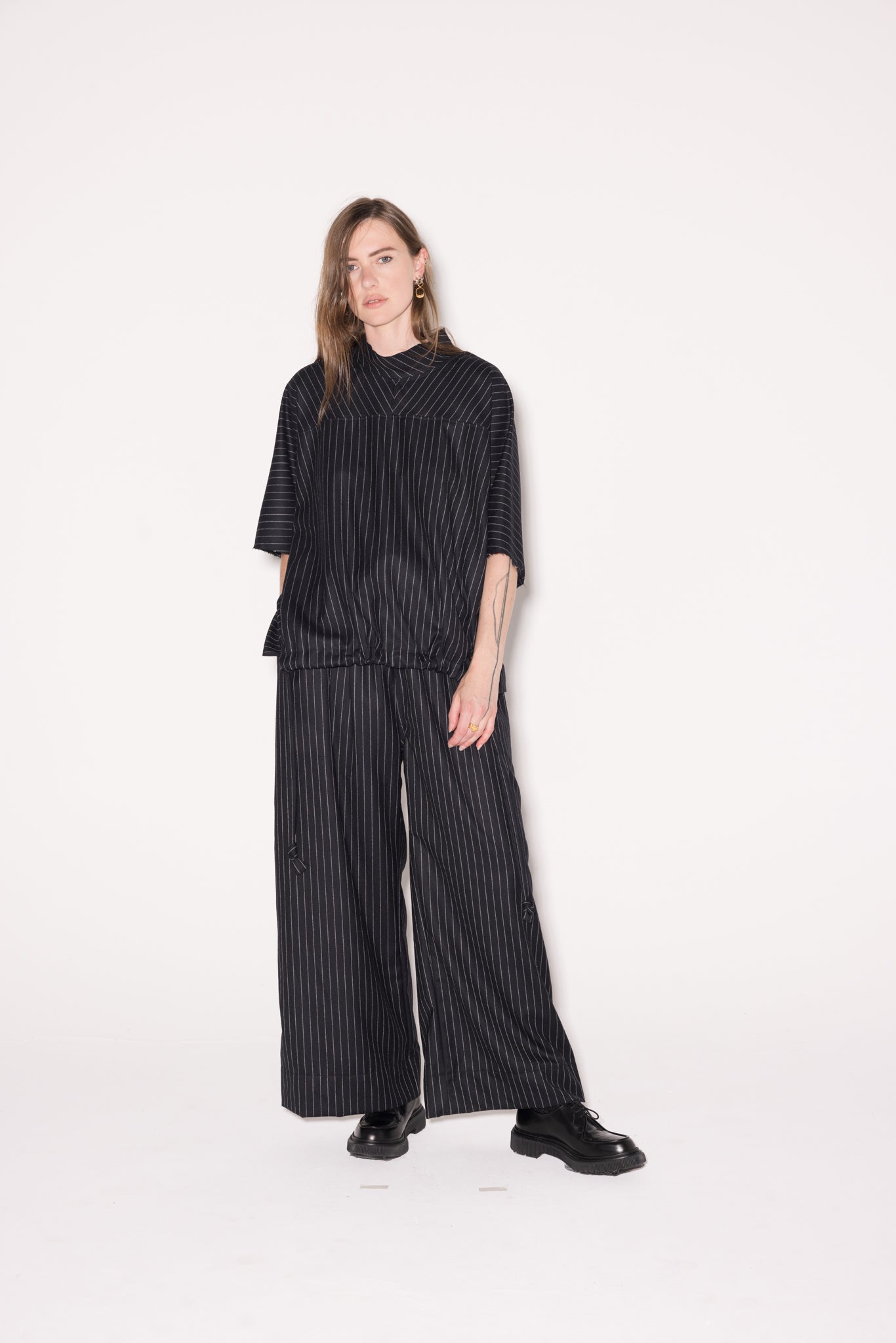 Equal Top | Black Pinstripe