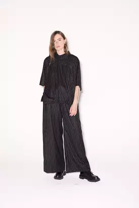 Equal Top | Black Pinstripe