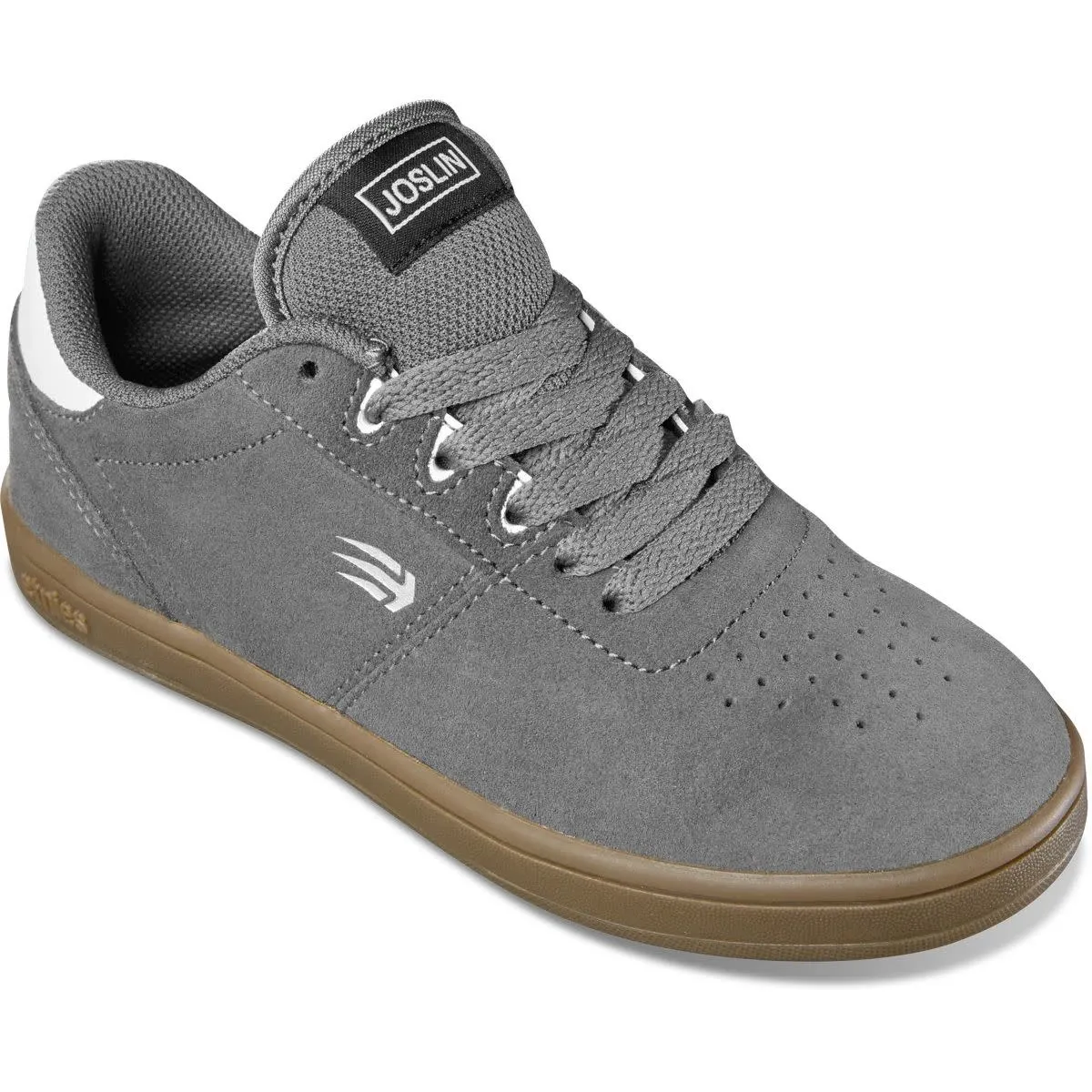 Etnies Kids Joslin Skate Shoes- Grey/Gum