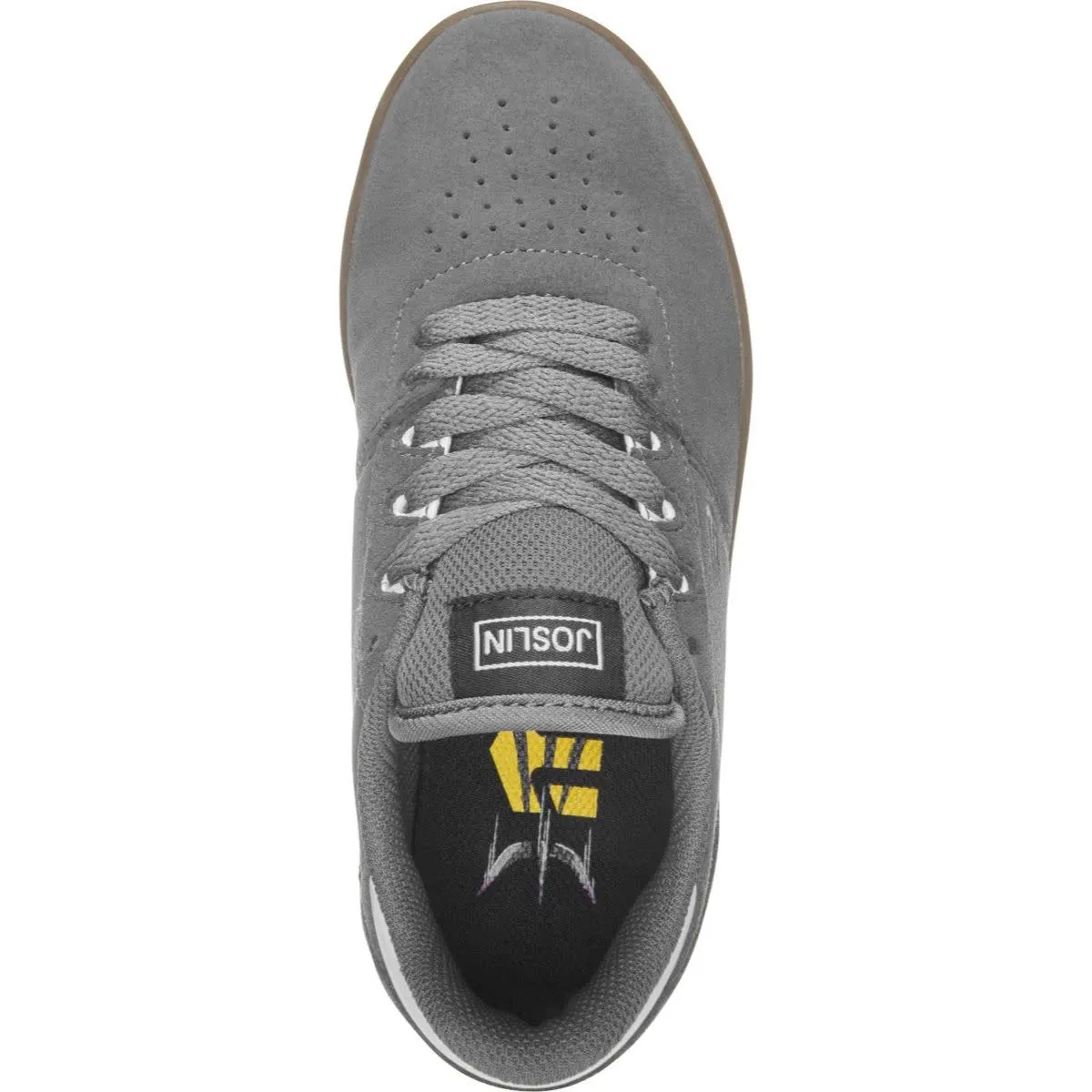 Etnies Kids Joslin Skate Shoes- Grey/Gum