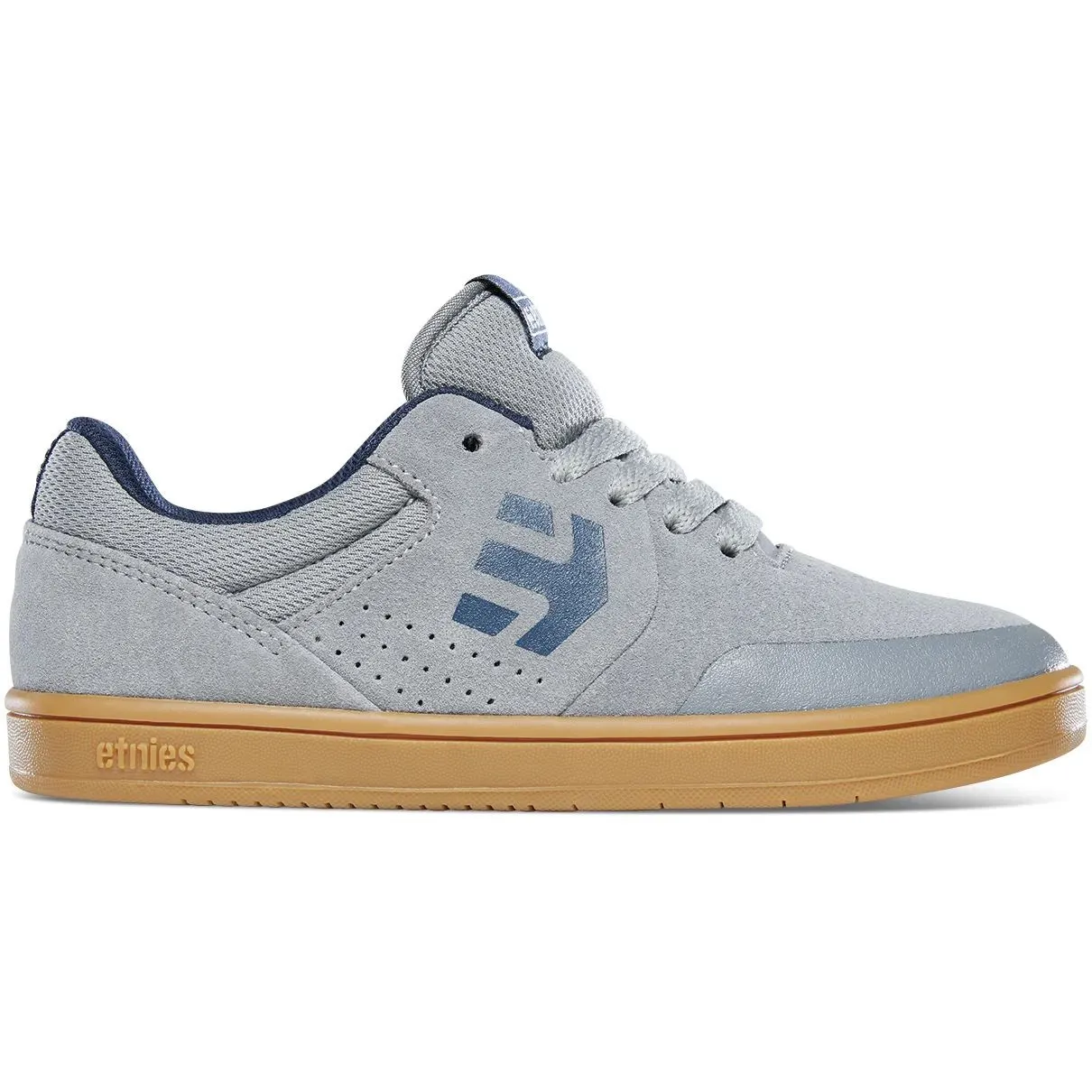 Etnies Marana Kids Skate Shoes - Grey/Blue/Gum