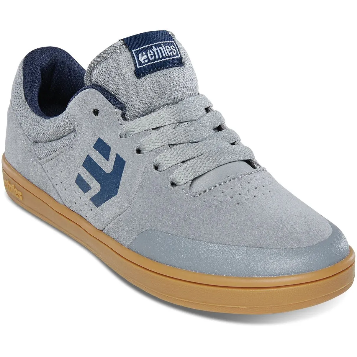 Etnies Marana Kids Skate Shoes - Grey/Blue/Gum