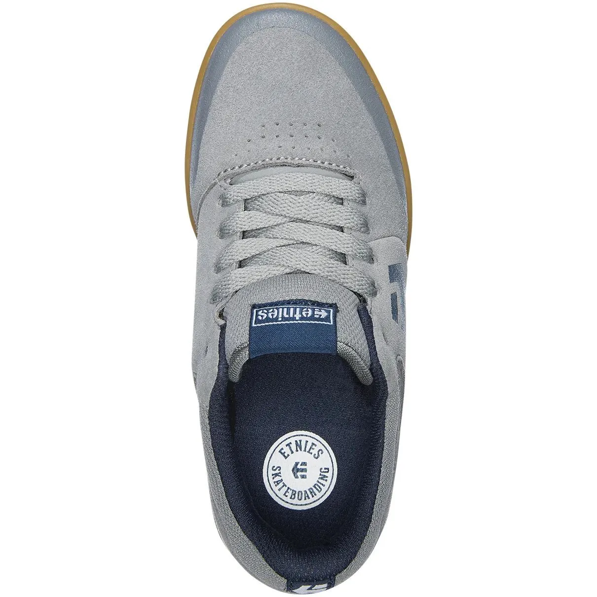 Etnies Marana Kids Skate Shoes - Grey/Blue/Gum