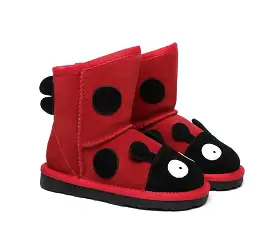 Everugg Kids Ladybug Ugg Boots