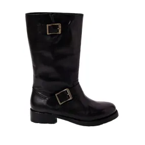 Free People Women's Ride or Die Engineer Boot in Black