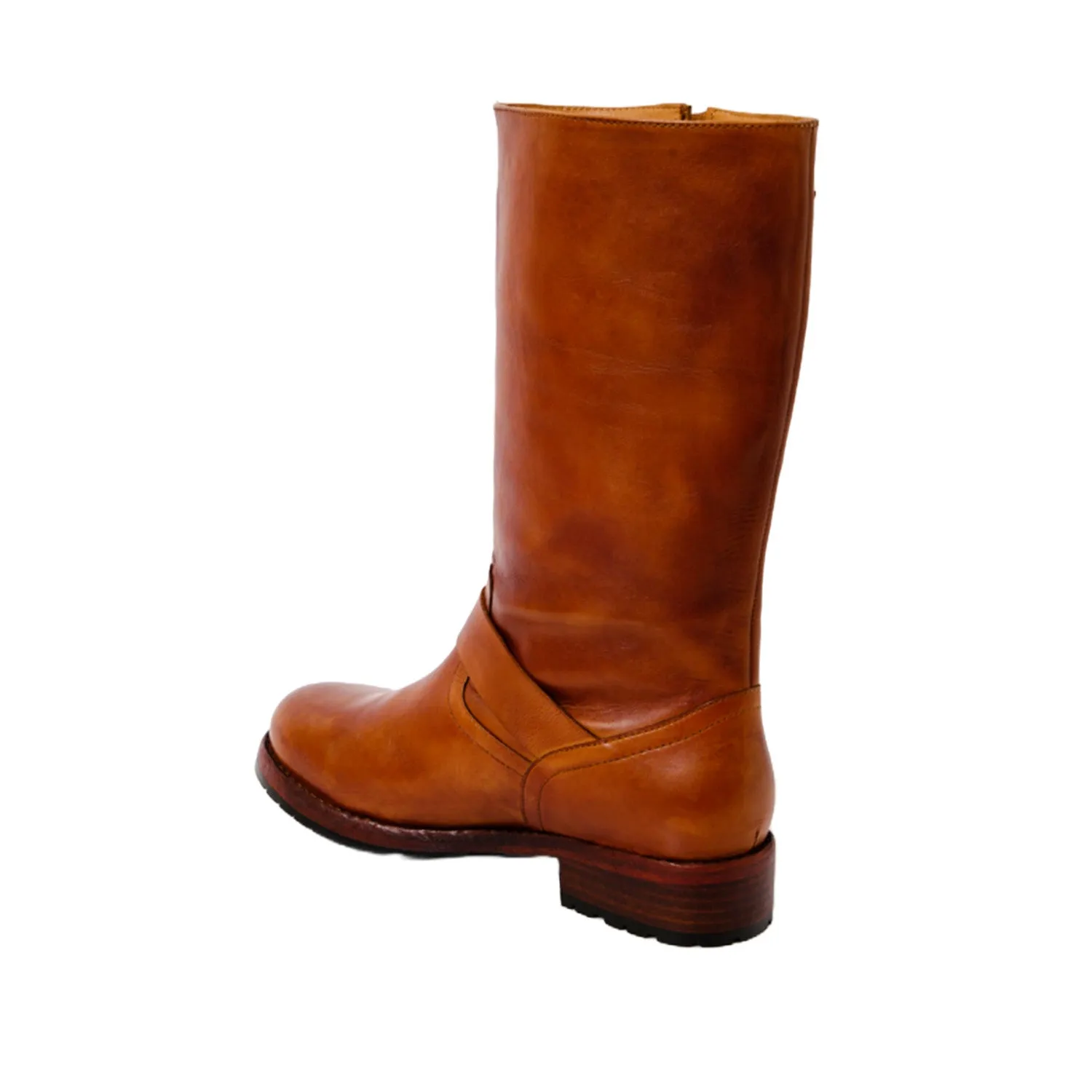 Free People Women's Ride or Die Engineer Boot in Burnt Caramel