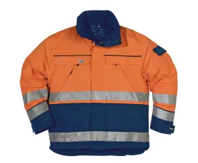 Fristads Airtech Lined Jacket Gt-421 Orange Navy