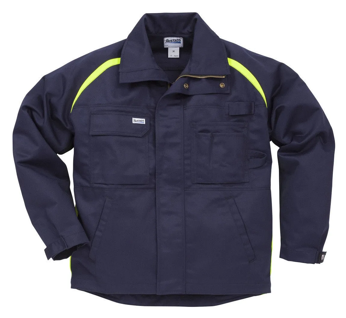 Fristads Kansas 100333 Flam Jacket Dark Navy Yellow