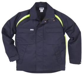 Fristads Kansas 100334 Flam Welding Jacket Dark Navy Yellow