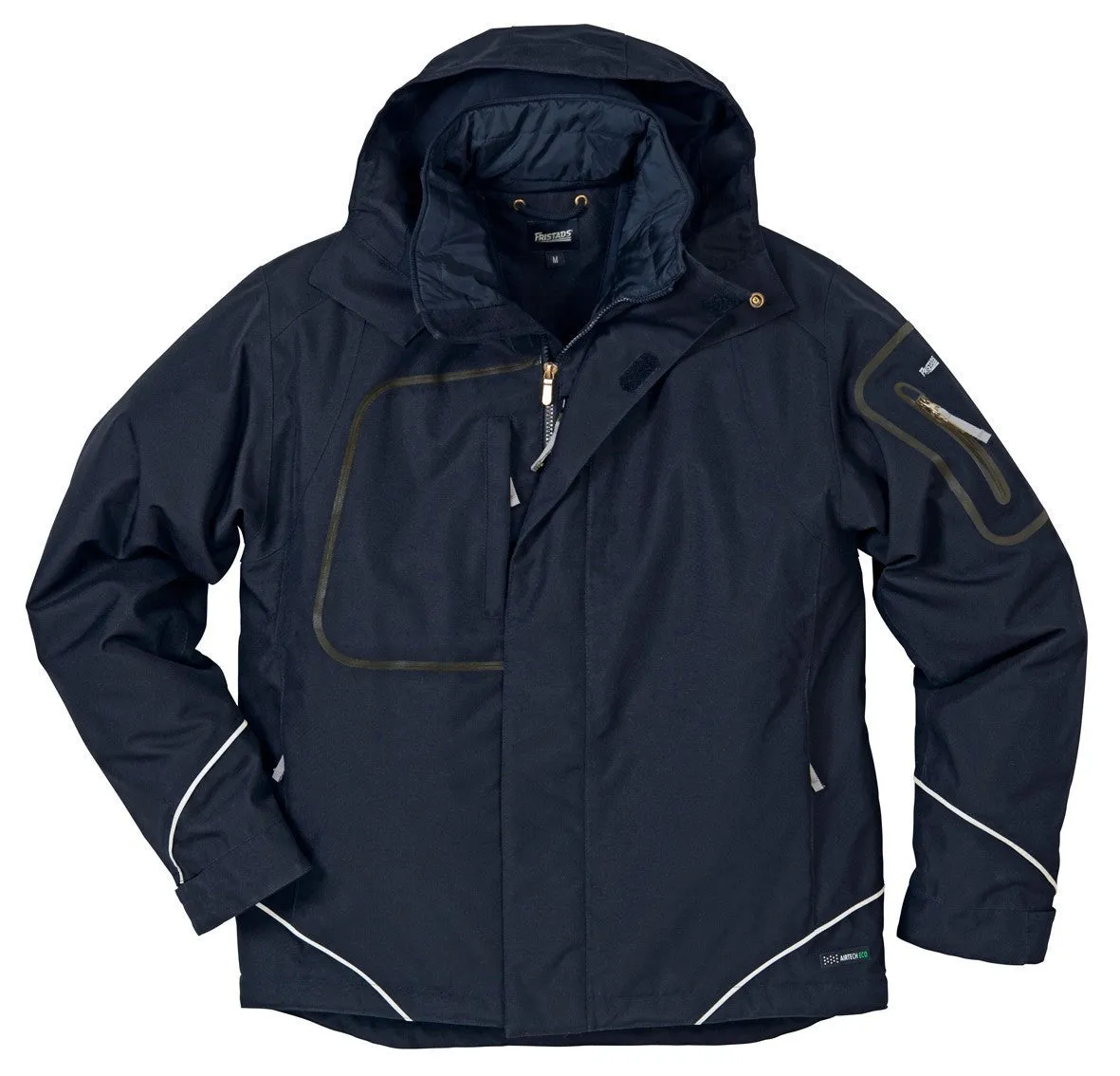 Fristads Kansas 100364 Match Airtech Eco Lined Jacket Dark Blue