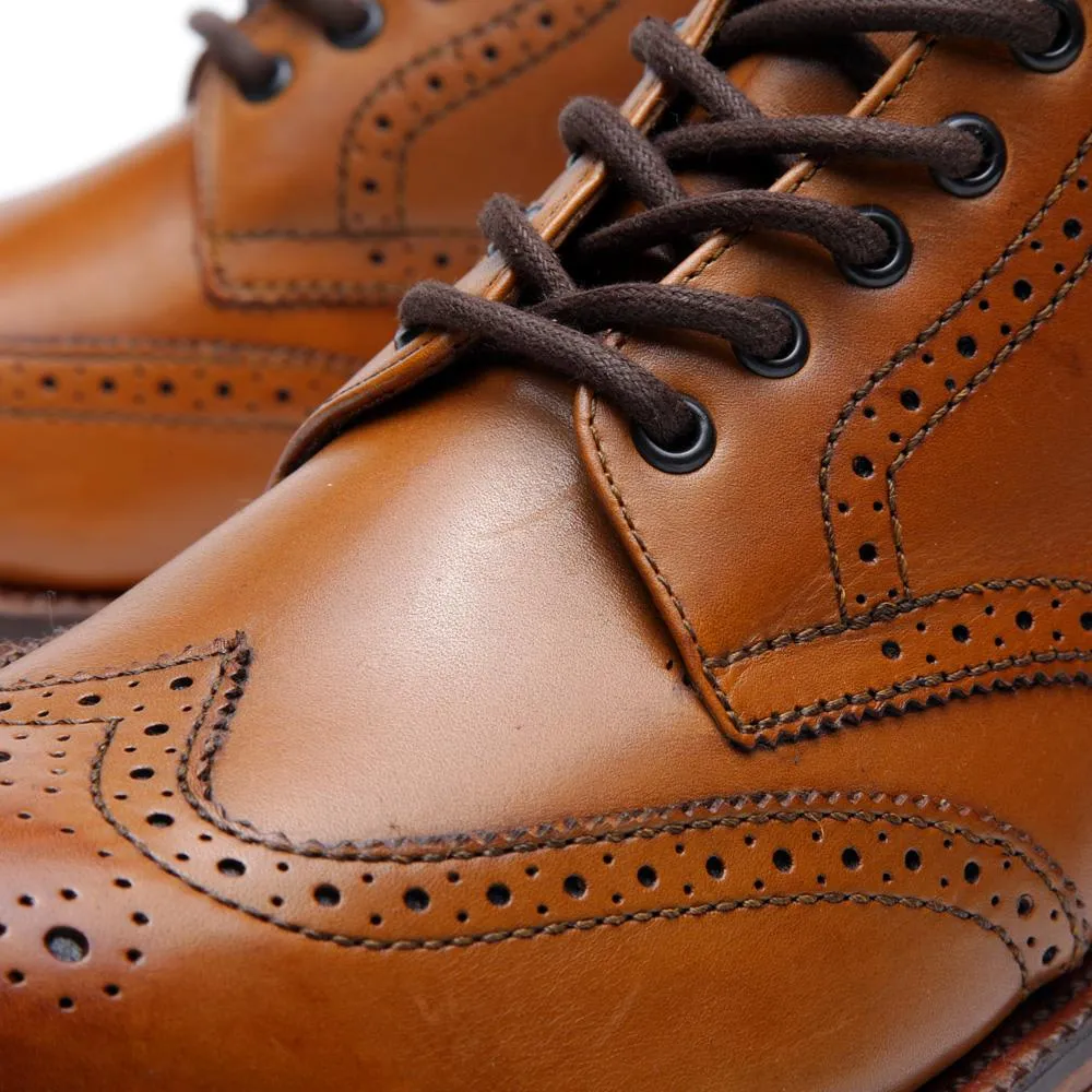 Grenson Sharp Brogue Derby BootTan