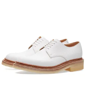 Grenson x Nick Wooster NW2 Crepe Sole Derby ShoeWhite Grain