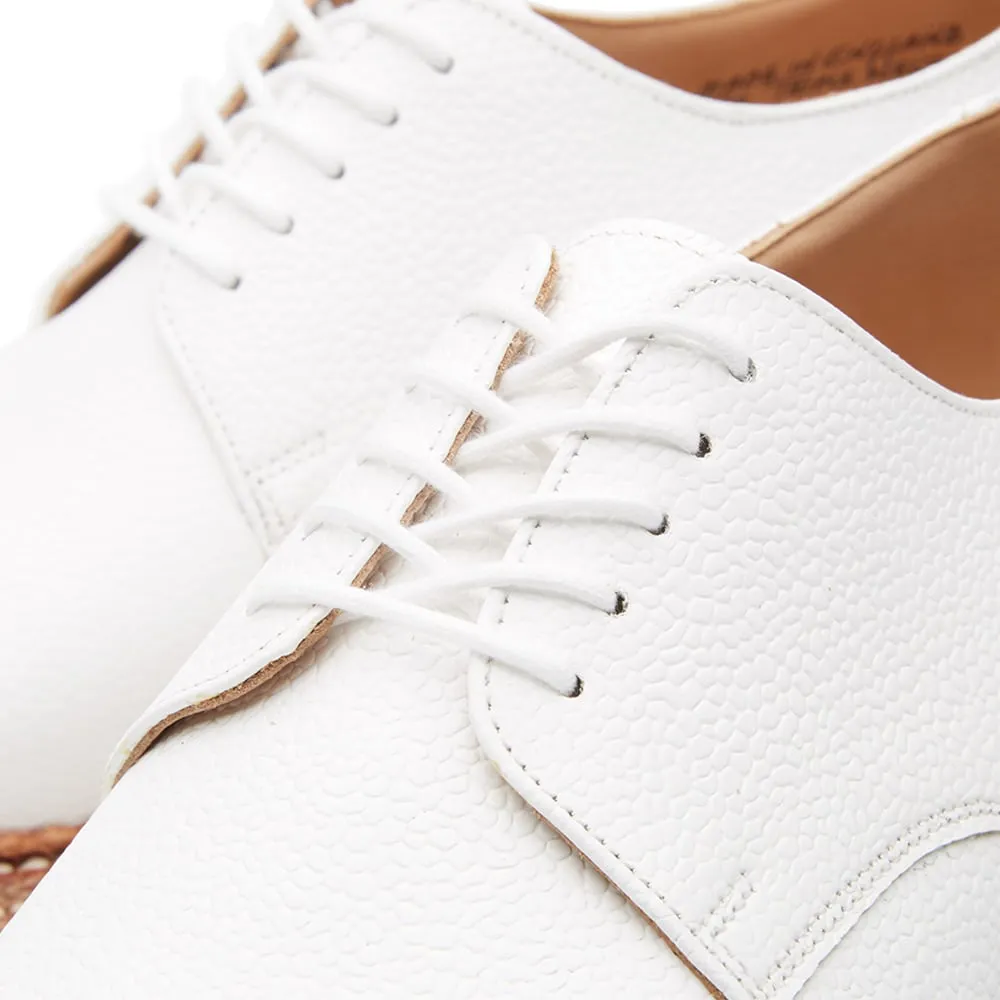 Grenson x Nick Wooster NW2 Crepe Sole Derby ShoeWhite Grain