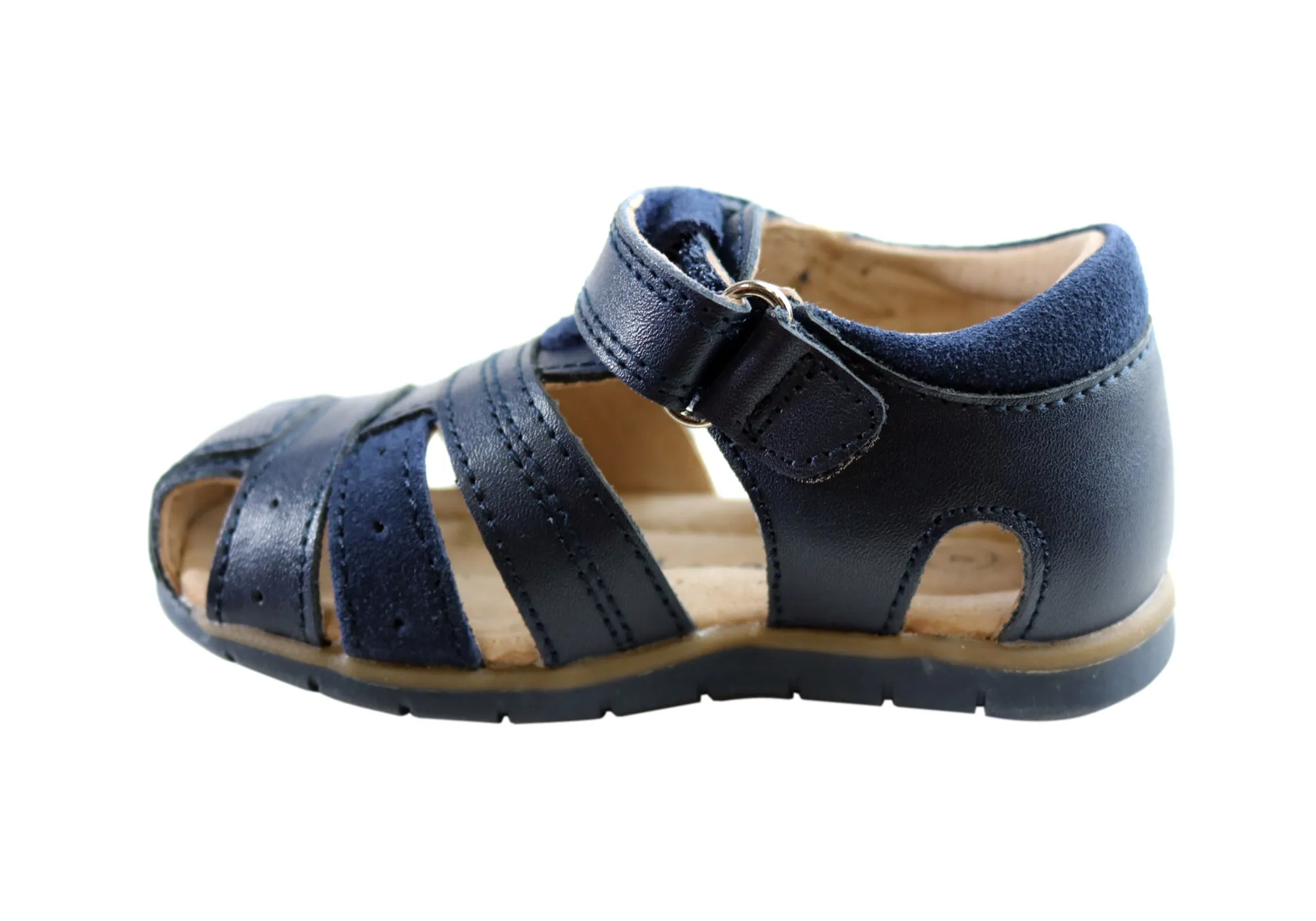 Grosby Albion Infant Toddler Kids Comfortable Leather Sandals