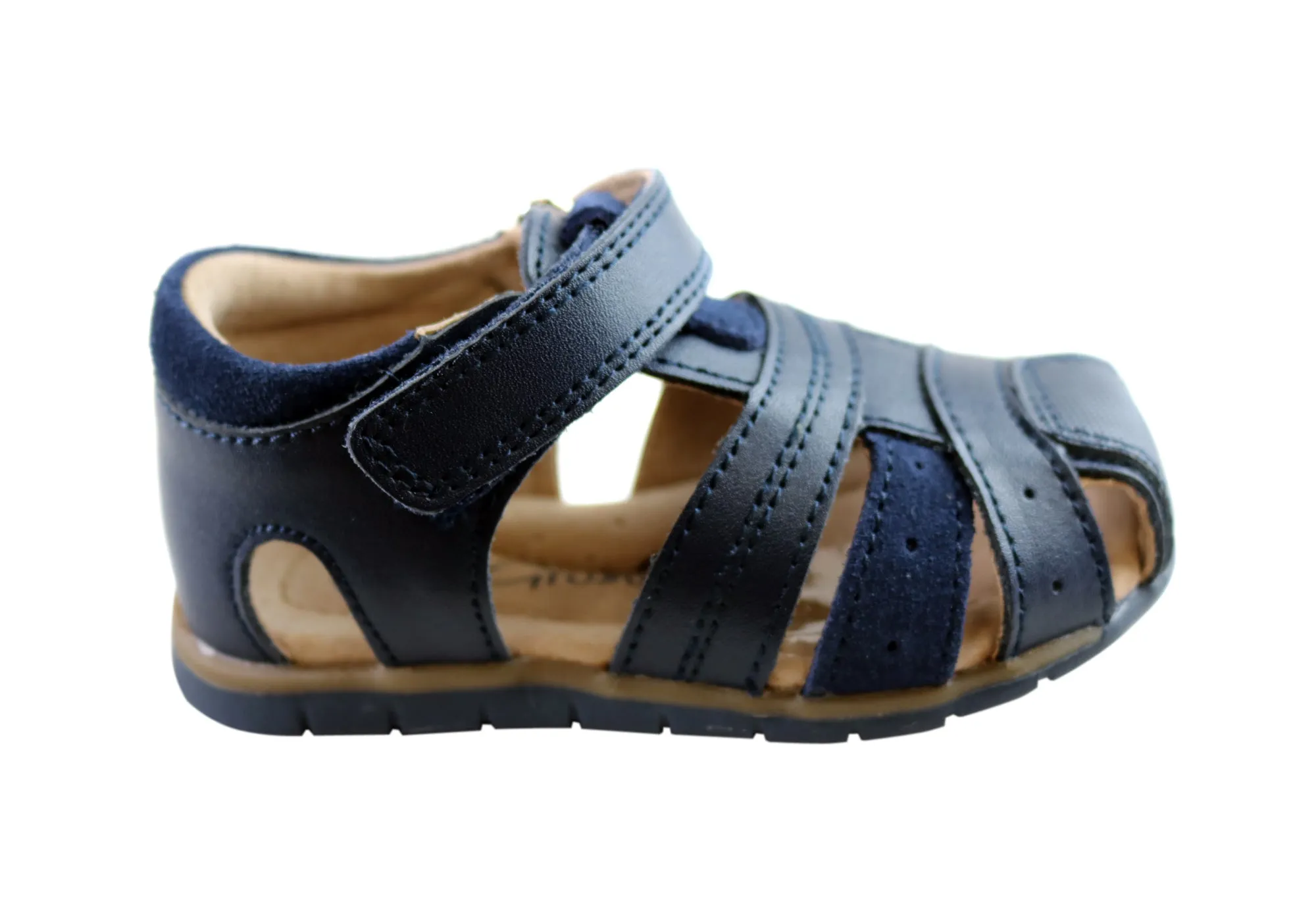 Grosby Albion Infant Toddler Kids Comfortable Leather Sandals