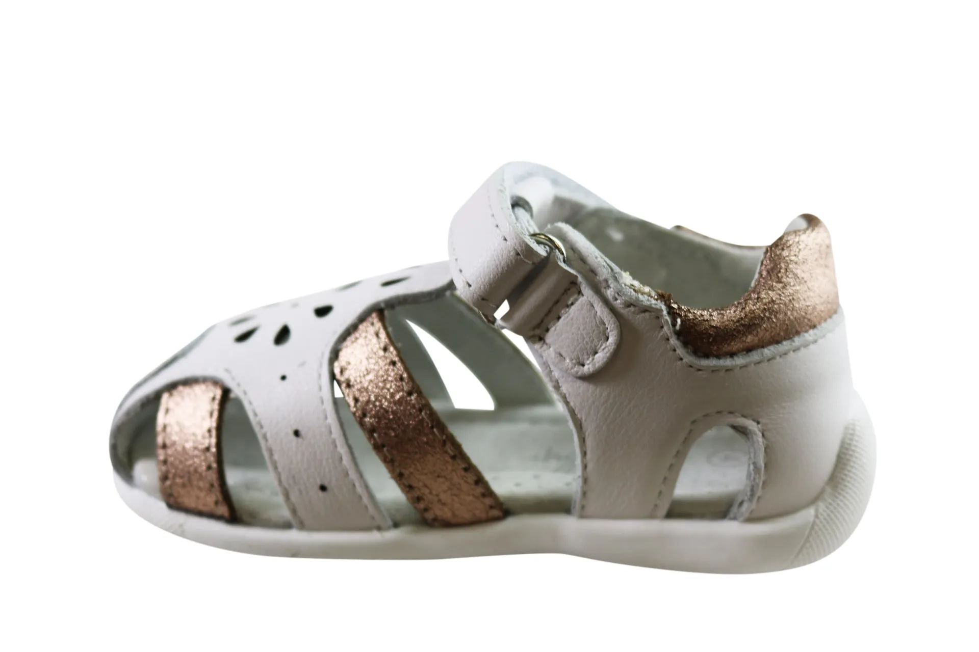 Grosby Alisa Infant Toddler Kids Girls Comfortable Leather Sandals