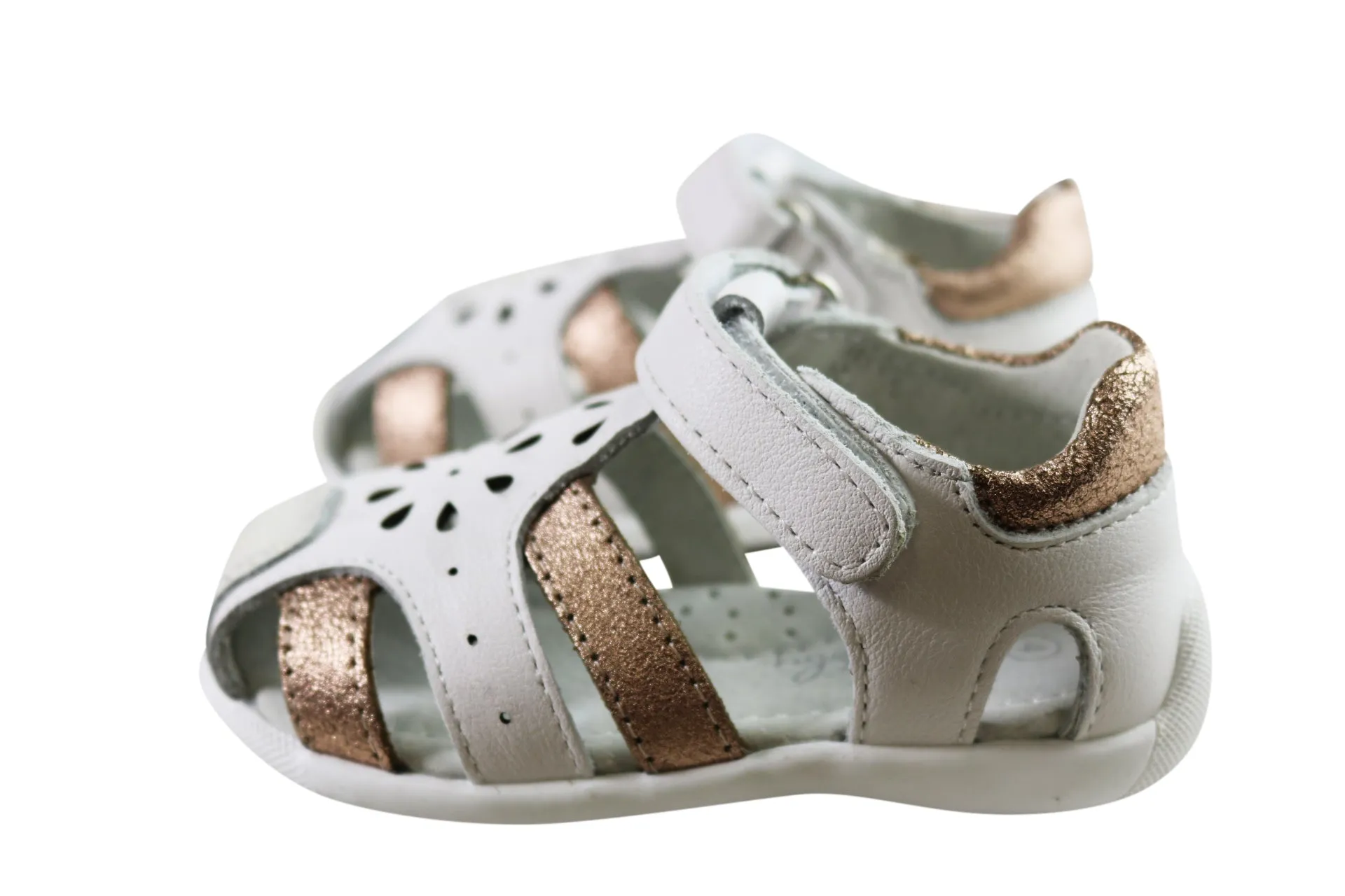 Grosby Alisa Infant Toddler Kids Girls Comfortable Leather Sandals