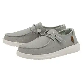 Hey Dude Wendy Chambray Women's Shoes Light Grey