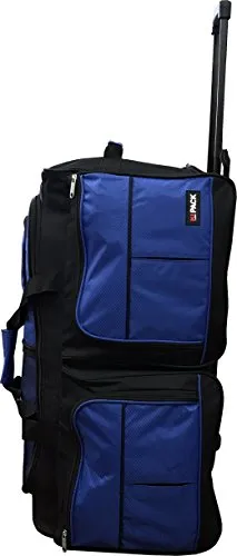 Hipack Carry-on Rolling Duffle Bag, Blue, 28-Inch