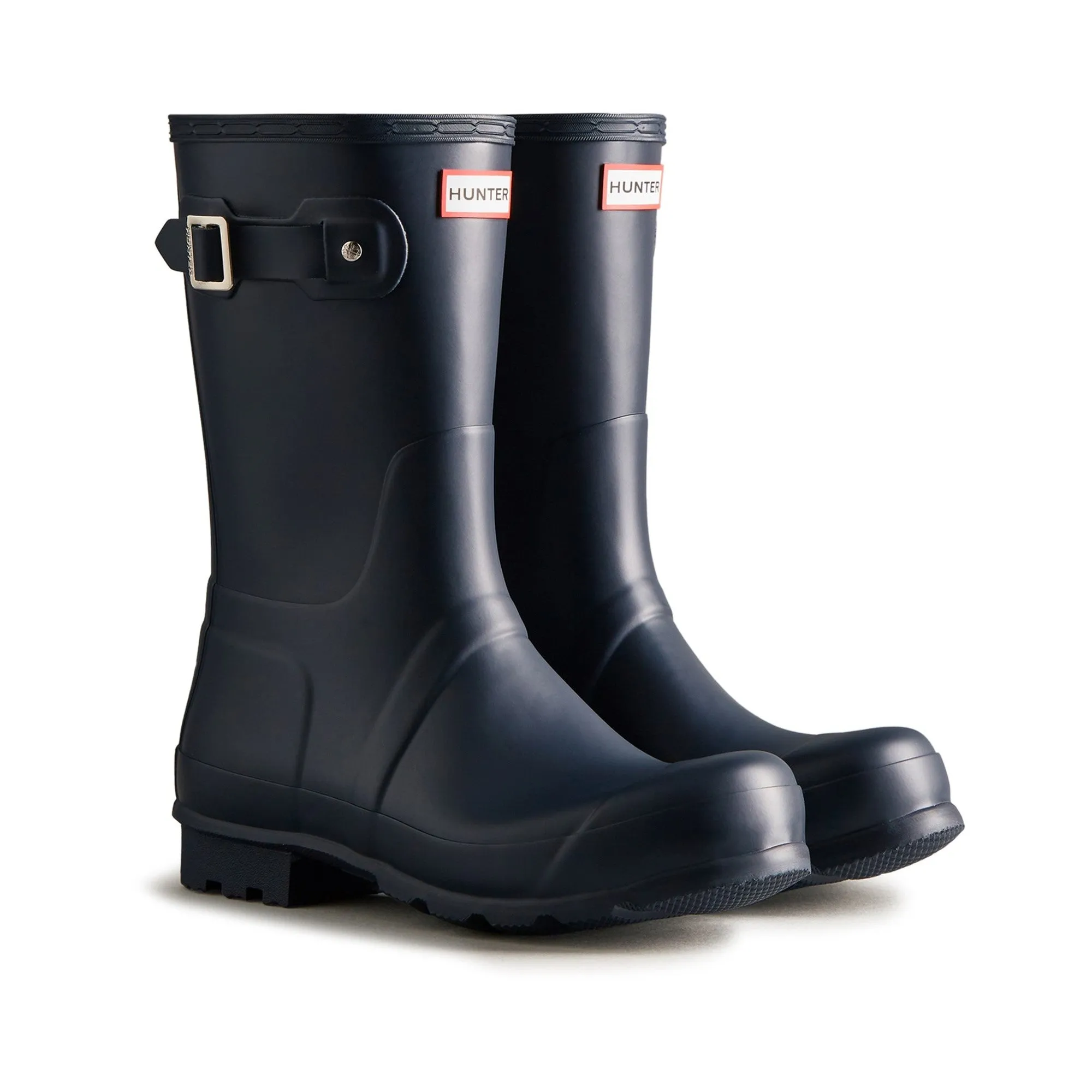 Hunter Original Short Mens Wellington Boots - Navy