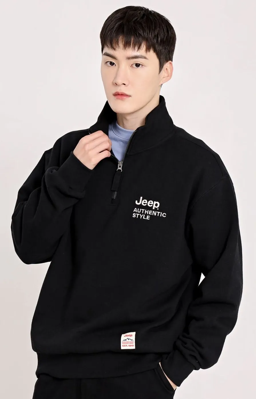 JEEP  |Unisex Sweat Street Style Long Sleeves Cotton Logo