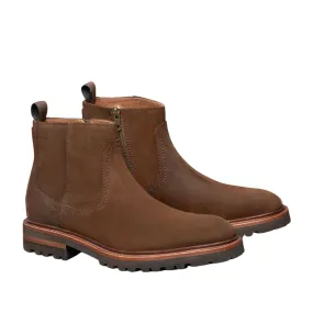 Johnston & Murphy Dudley Lug Zip Boot in Brown