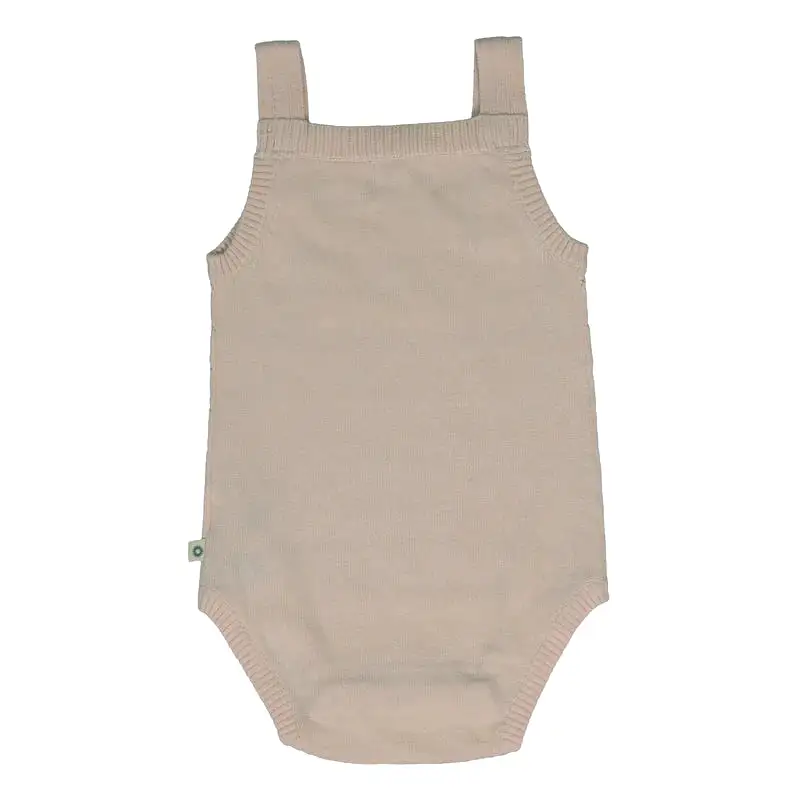 Jujo Baby Diamond Pointelle Onesie - Dark Sand