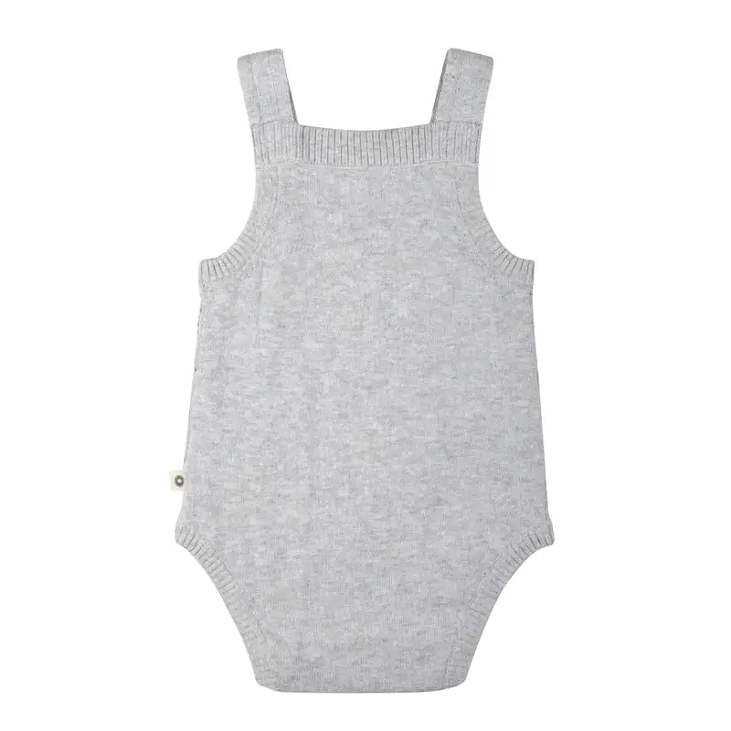 Jujo Baby Petal Pointelle Onesie - Silver