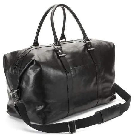 Kenneth Cole Smooth Leather Duffle Bag 