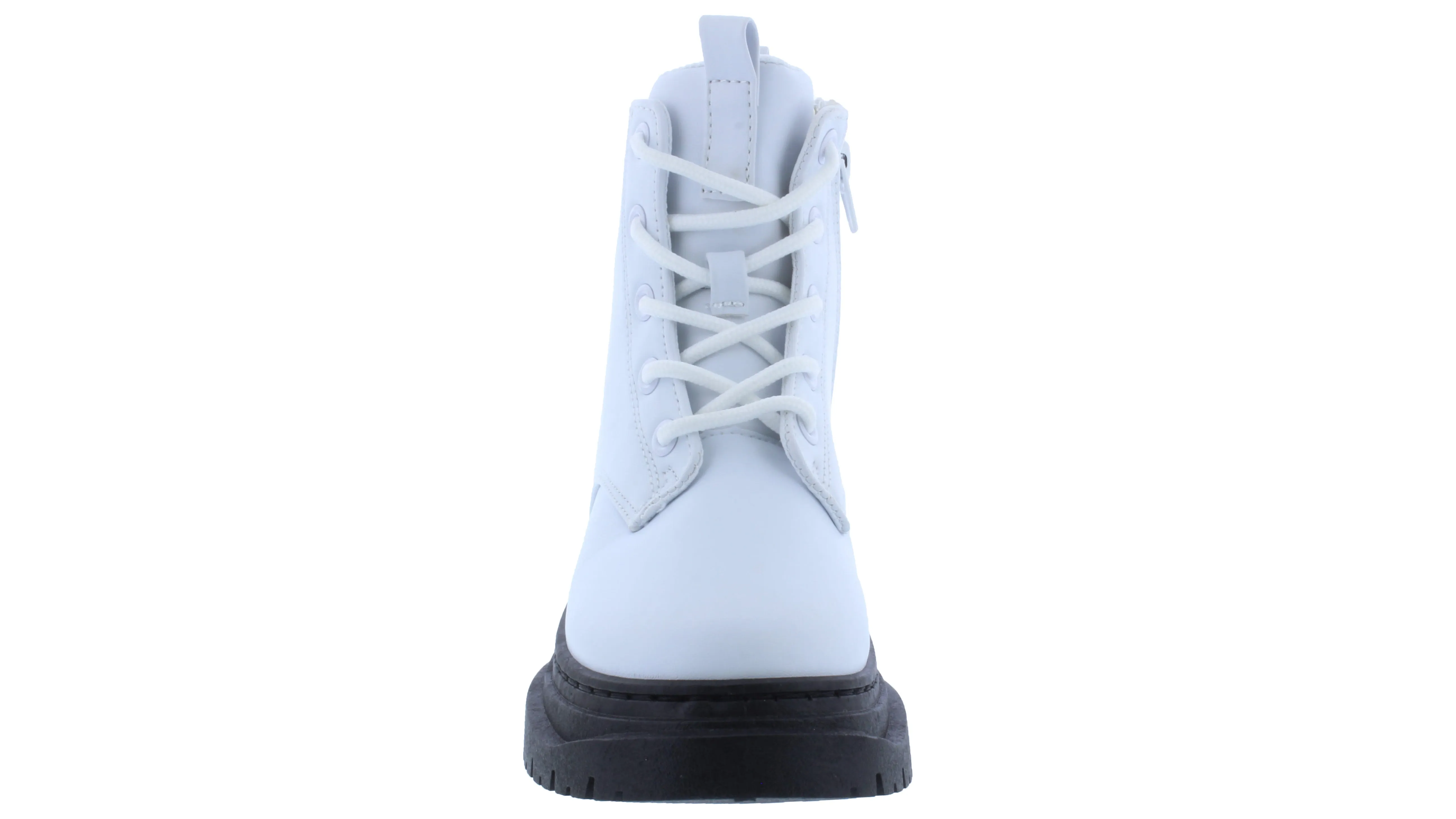 Kids Thick Outsole Lace Up Boot